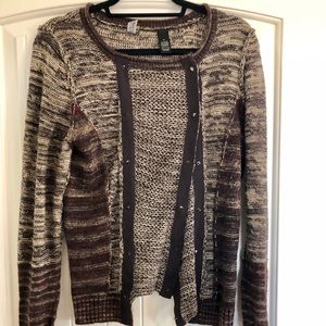 Buckle BKE Double Closure Sweater Cardigan